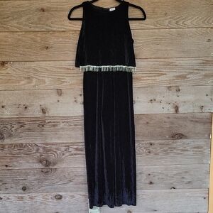 Zara Black Velvet Dress